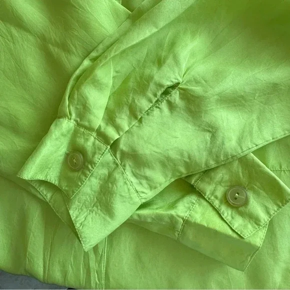 COPY - Diane Von Furstenburg Vintage Silk Long Sleeve Button Down Shirt Womens … - Picture 6 of 11